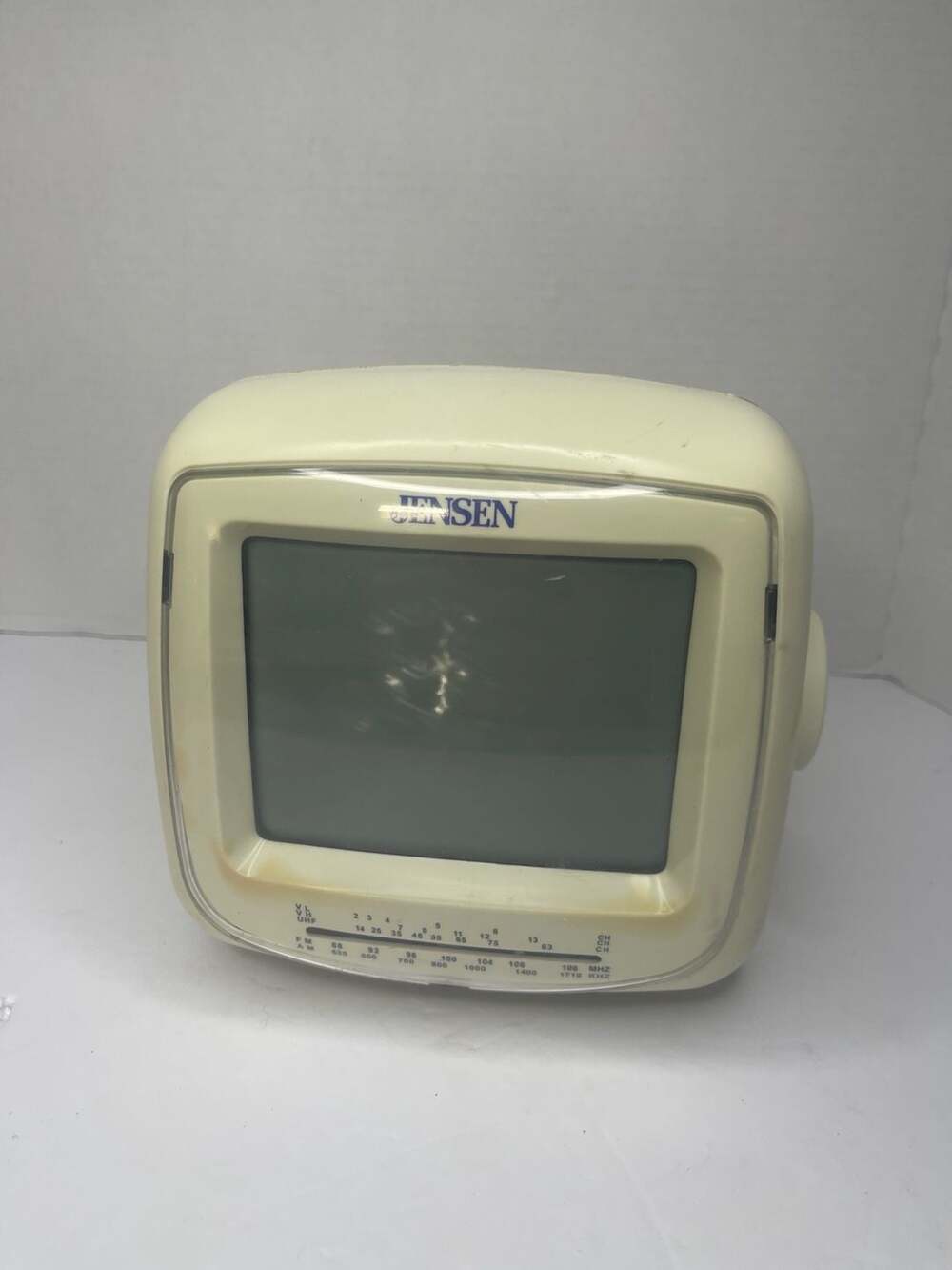 Jensen J56-BWR 5-Inch Black and White TV Radio Receiver CRT TV